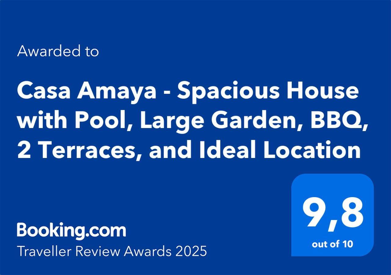 Casa Amaya - Spacious House With Pool, Large Garden, Bbq, 2 Terraces, And Ideal Location El Charco  Exterior photo